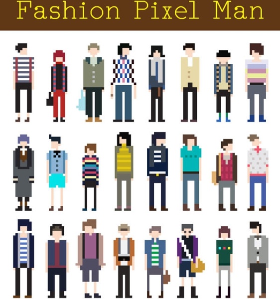 562x600 Pixel Art Of The Cartoon Vector Free Vector In Encapsulated