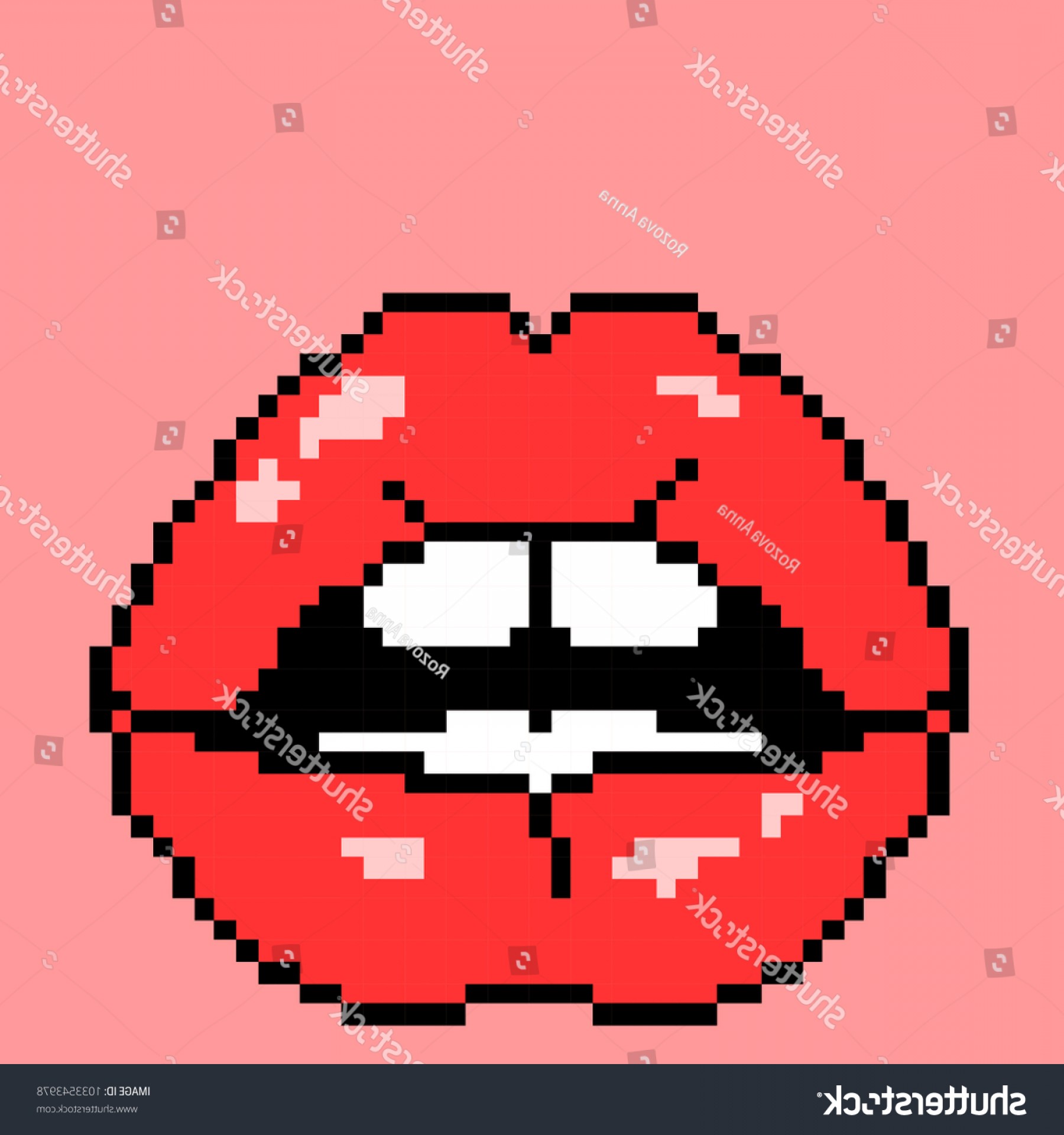 1800x1920 Vector Illustration Sexy Lips Pixel Art Hoodamathrun