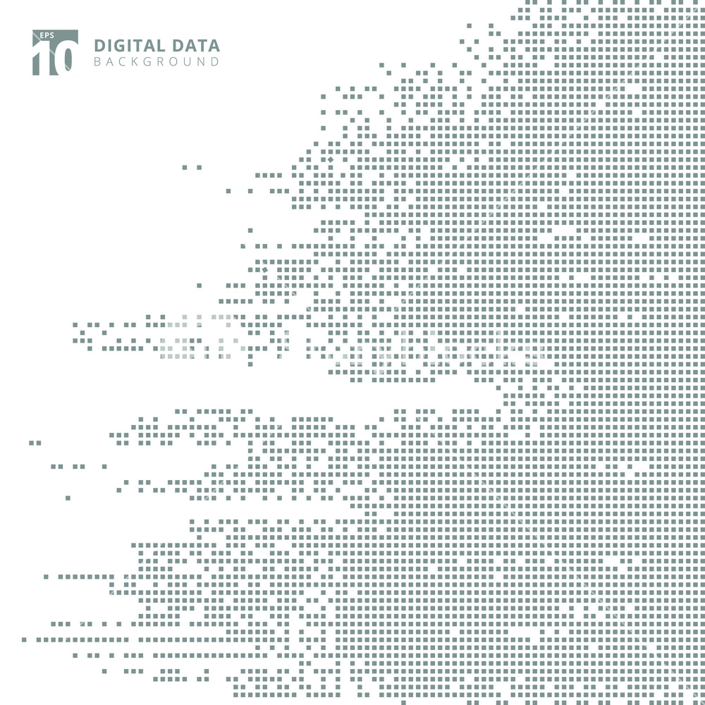 Abstract Technology Digital Data Square Gray Pattern Pixel 1000x1000 Abstract Technology Digital Data Square Gray Pattern Pixel