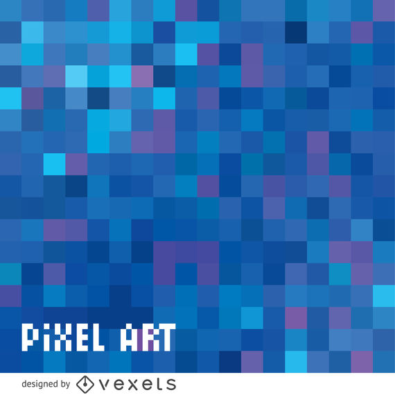 Abstract Blue Pixel Background 570x570 Abstract Blue Pixel Background
