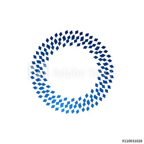 Abstract Pixel Circle Star 500x500 Abstract Pixel Circle Star
