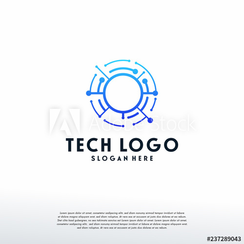Circle Technology Wire Logo Template, Pixel Circle Logo, Logo 500x500 Circle Technology Wire Logo Template, Pixel Circle Logo, Logo