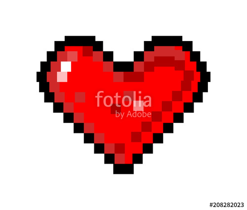 Pixel Heart Vector at Vectorified.com | Collection of Pixel Heart ...