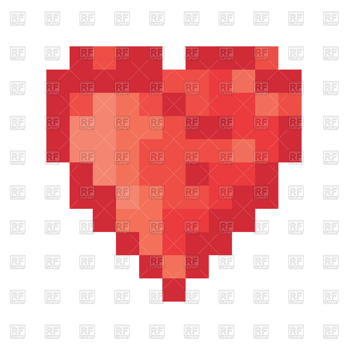 1200x1200 Pixel Heart Vector Image Of Holiday Pashabo