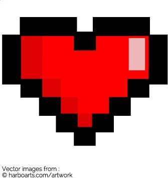 335x355 Download Pixel Heart