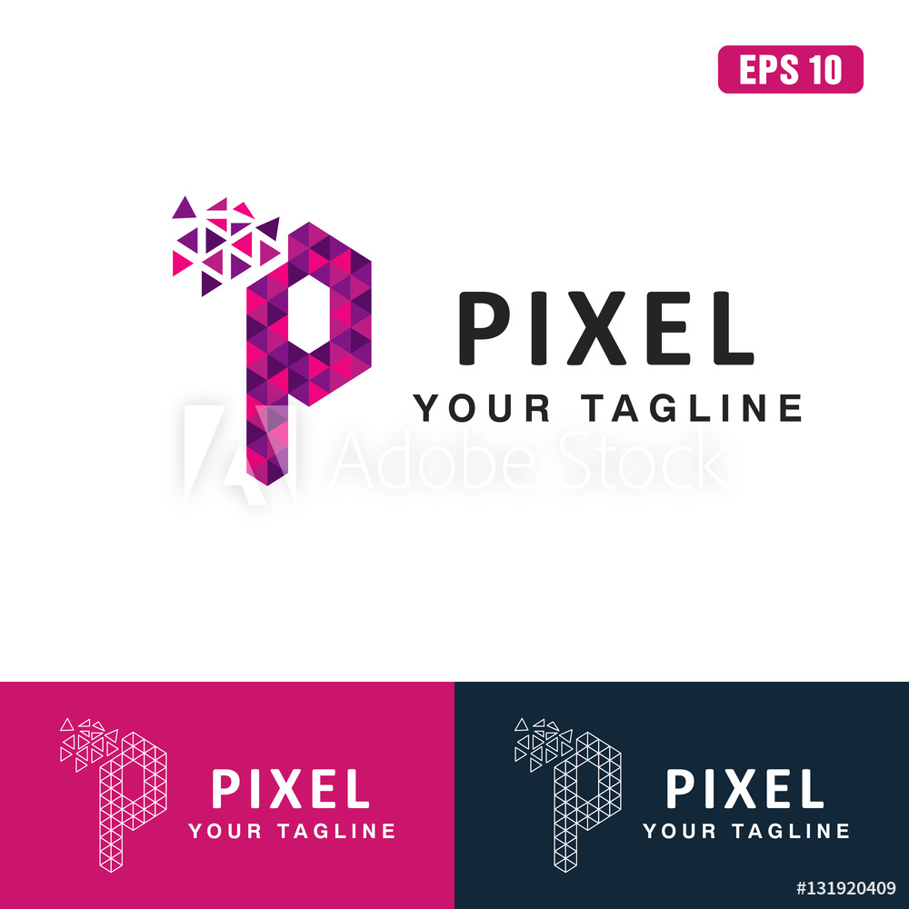 Photo Art Print Pixel Logo Icon Vector Design 1000x1000 Photo Art Print Pixel Logo Icon Vector Design