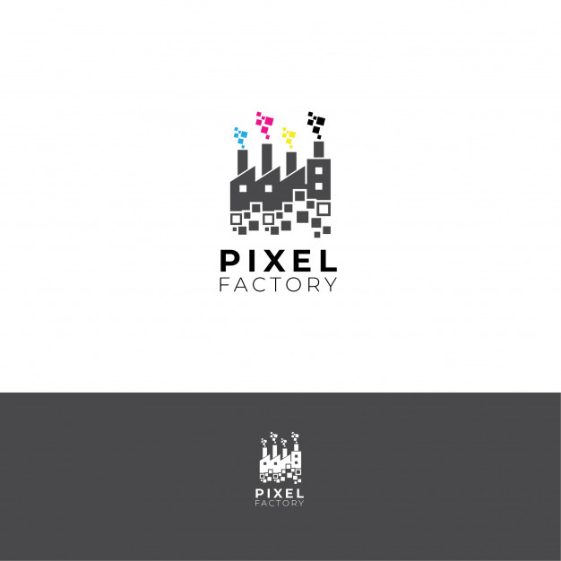 Pixel Factory Logo Vector Premium Download 626x626 Pixel Factory Logo Vector Premium Download