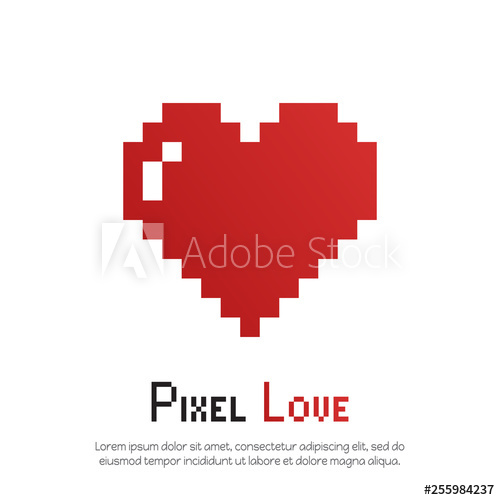 Pixel Love Illustration Pixel Logo Vector Design Heart Icon Logo 500x500 Pixel Love Illustration Pixel Logo Vector Design Heart Icon Logo