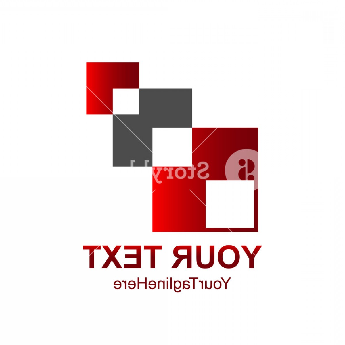Creative Abstract Digital Pixel Square Vector Logo Design Template 1200x1200 Creative Abstract Digital Pixel Square Vector Logo Design Template