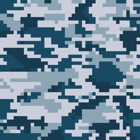 450x450 Digital Pixel Camouflage Seamless Pattern Vector Texture