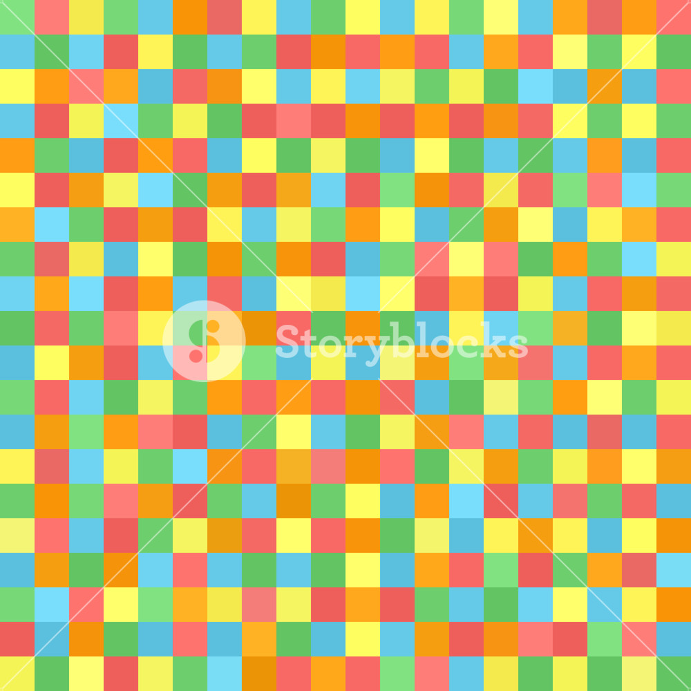 1000x1000 Pixel Pattern Vector Seamless Pixel Art Background With Red