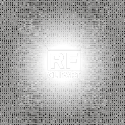 400x400 Abstract Grey Pixel Pattern With Light Circle Vector Image