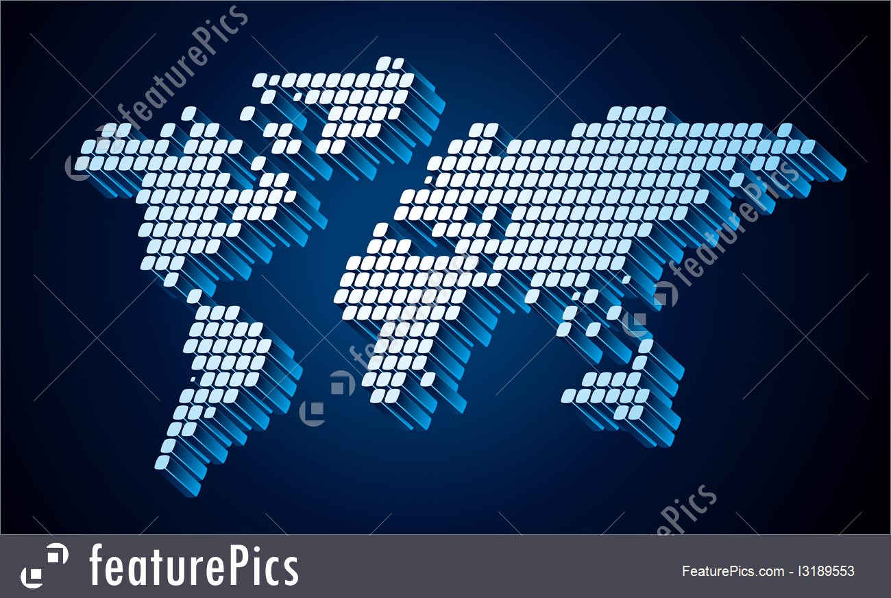 1300x872 Signs And Info Dotted World Map