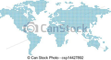 450x243 World Map Pixel Vector Download