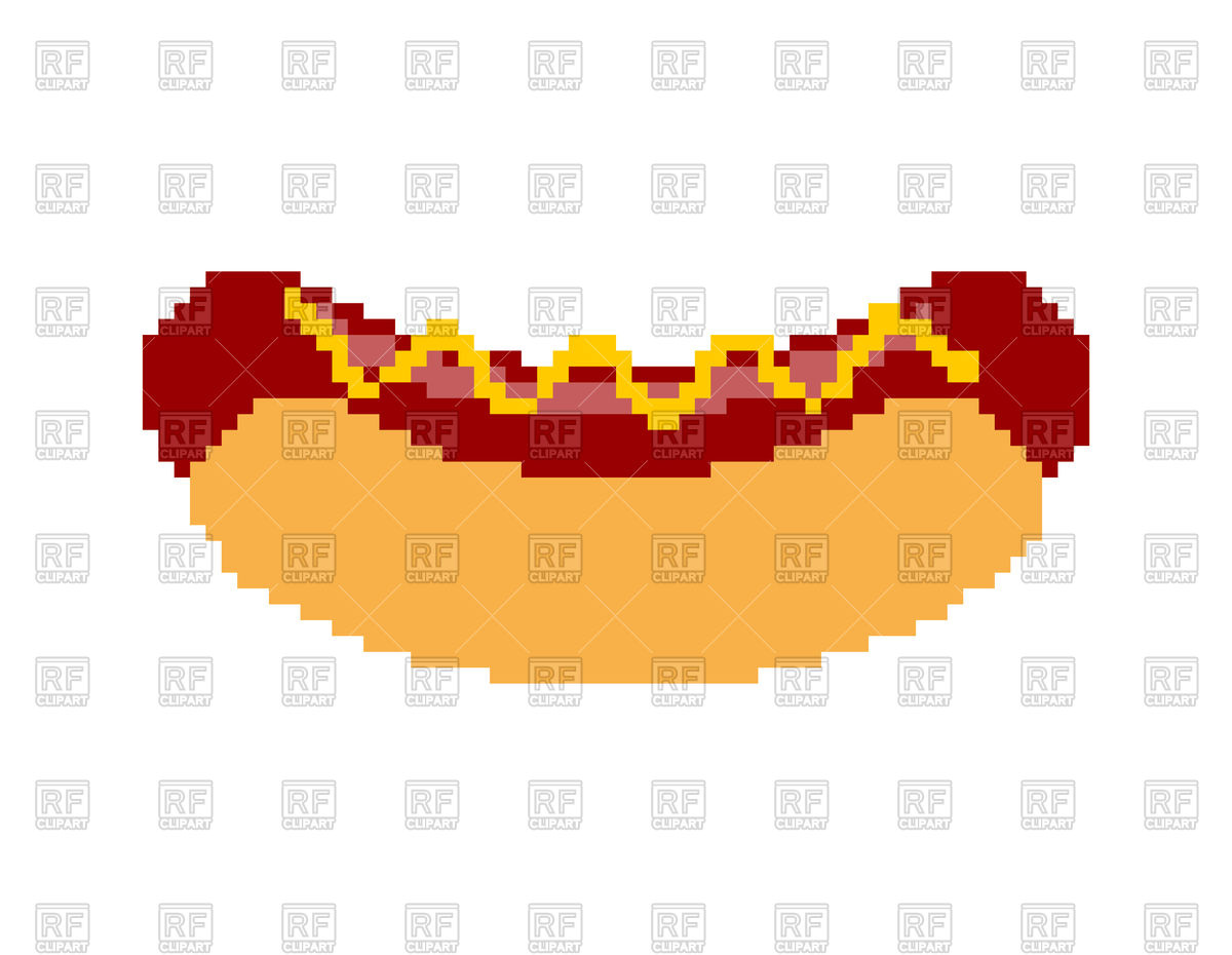 1200x930 Hot Dog Pixelated