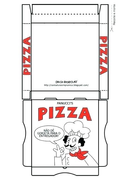 Pizza Box Template Vector at Vectorified com Collection of Pizza Box