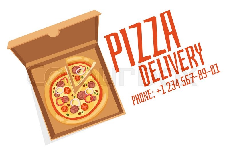 Pizza Box Vector Advertisment Babber Stock Vector Colourbox 800x524 Pizza Box Vector Advertisment Babber Stock Vector Colourbox