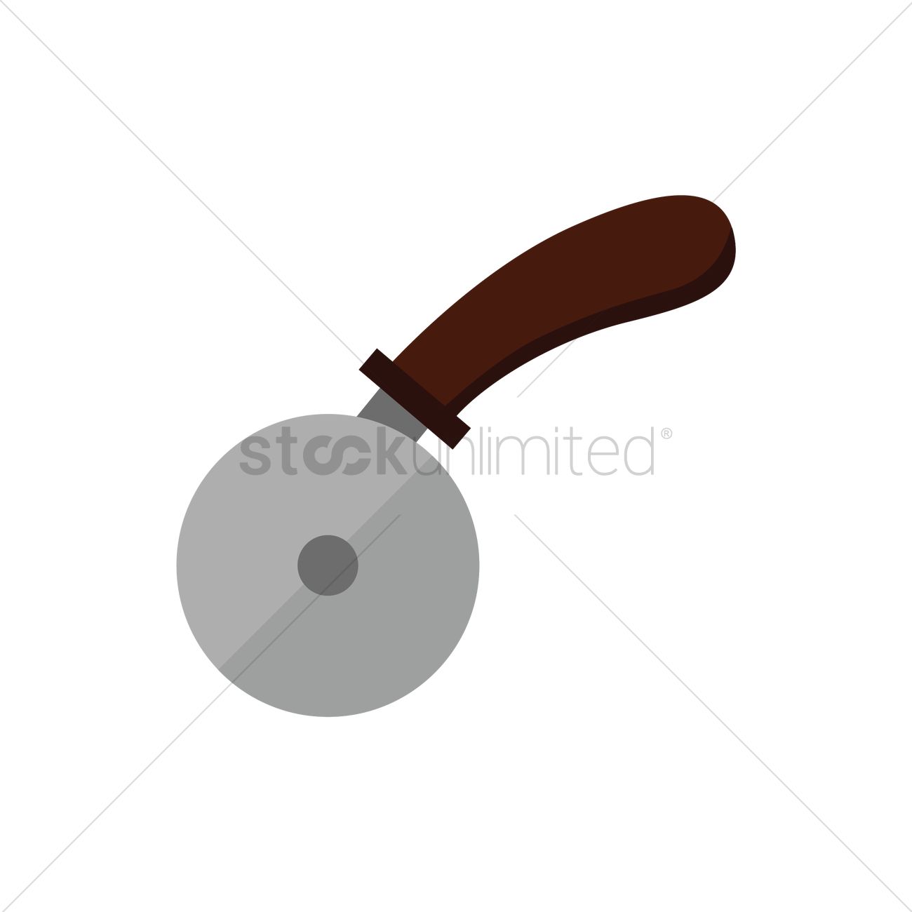 1300x1300 Pizza Cutter Vector Image