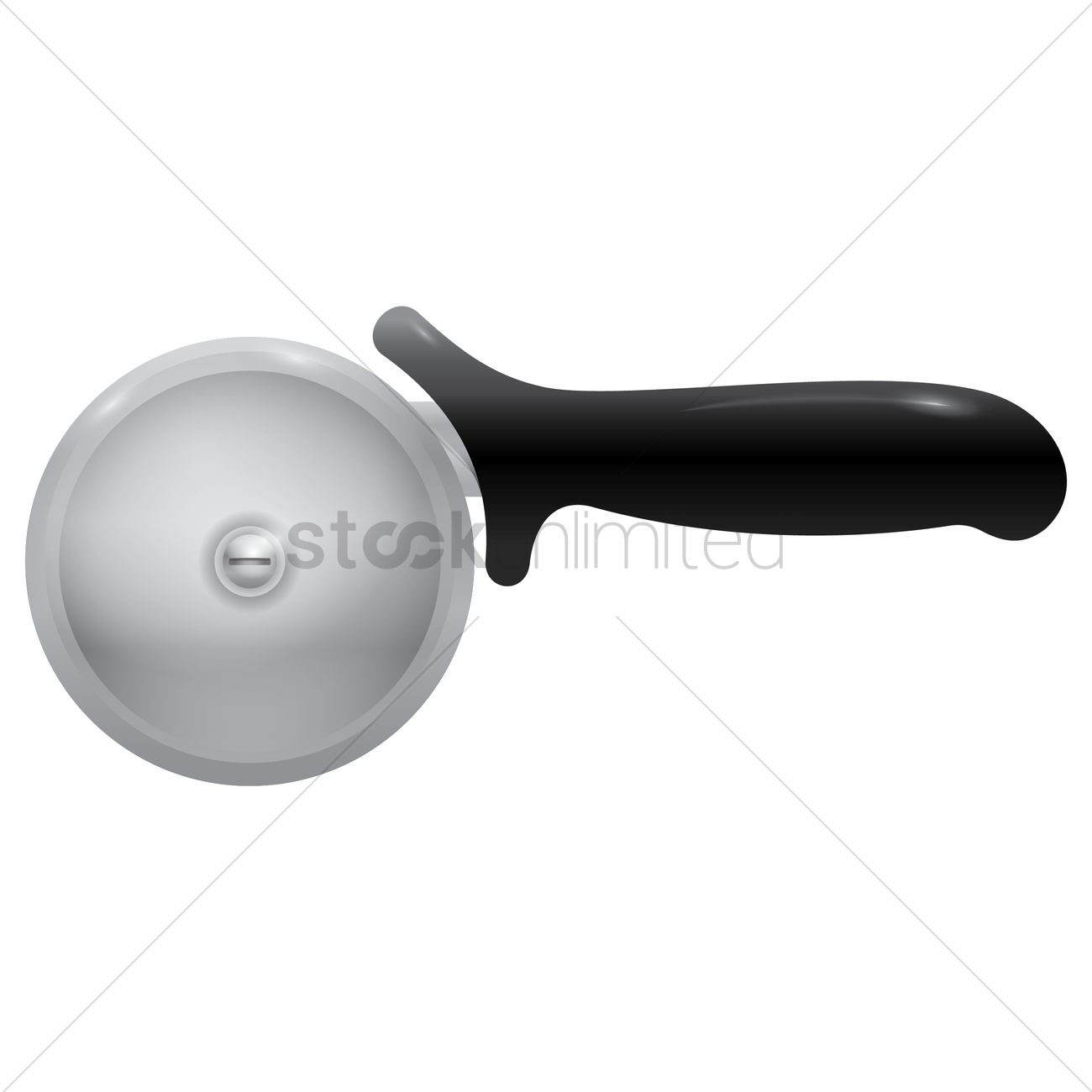 1300x1300 Pizza Cutter Vector Image
