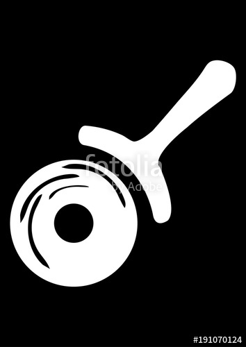 354x500 Pizza Cutter Vector Stock Image And Royalty Free Vector