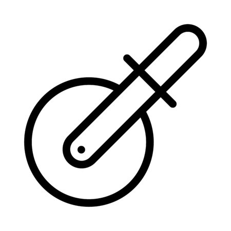 450x450 Pizza Cutter Royalty Free Vector Graphics