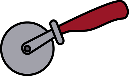 450x265 Pizza Cutter Clipart