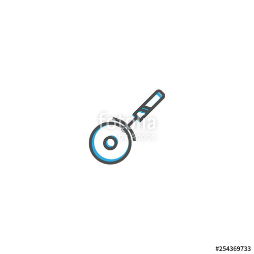 500x500 Pizza Icon Design Gastronomy Icon Vector Illustration Stock