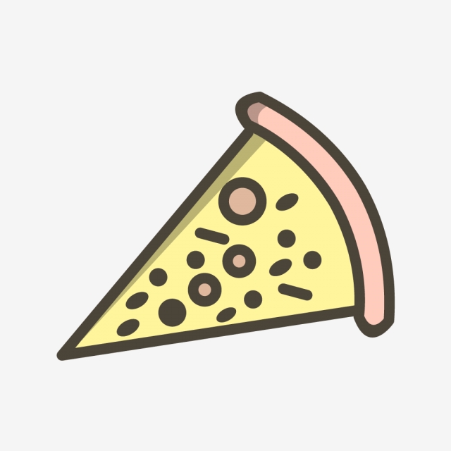 640x640 Vector Pizza Icon, Cheese Icon, Meal Icon, Piece Icon Png