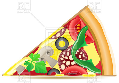 400x280 Pizza Slice Vector Image Of Food And Beverages Konturvid