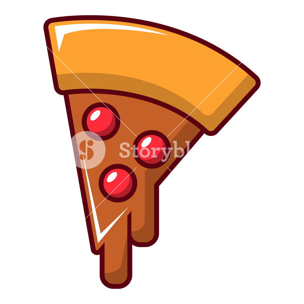 1000x1000 Pizza Slice Icon Cartoon Illustration Of Pizza Slice Vector Icon