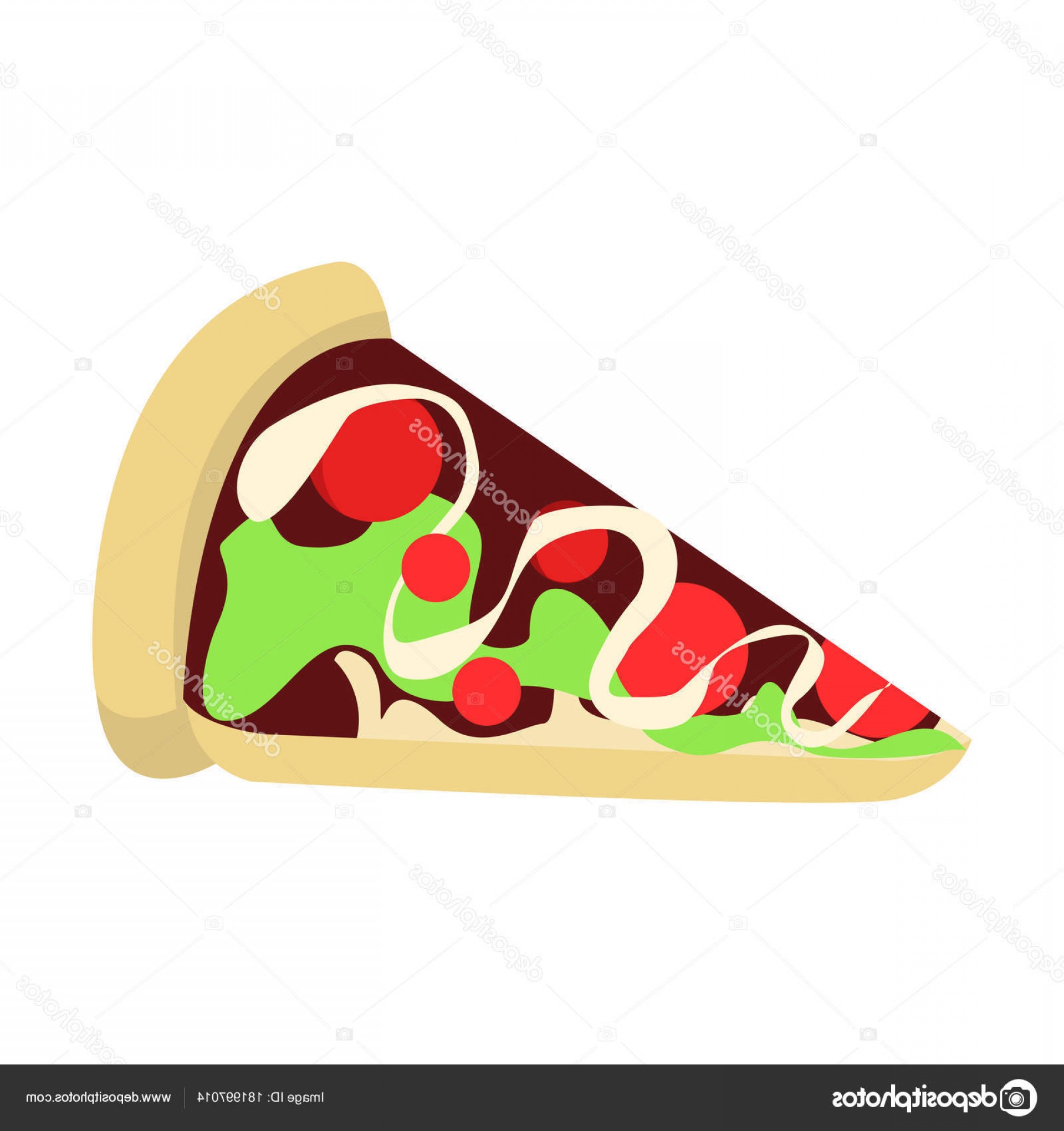 1920x2040 Stock Illustration Cartoon Pizza Slice Vector Illustration Soidergi