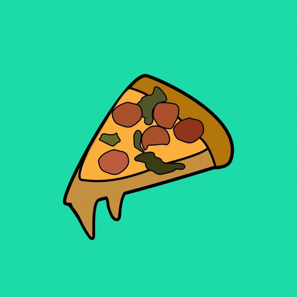 970x970 Get Free Stock Photos Of Pizza Slice Vector Icon Online Download