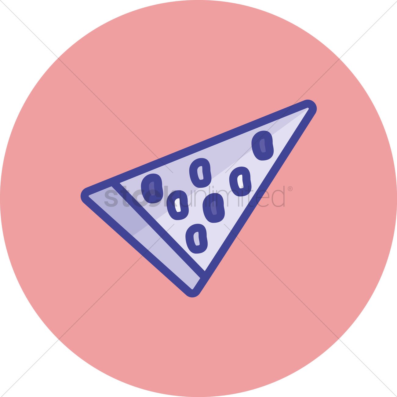 1300x1300 Free Pizza Slice Vector Image