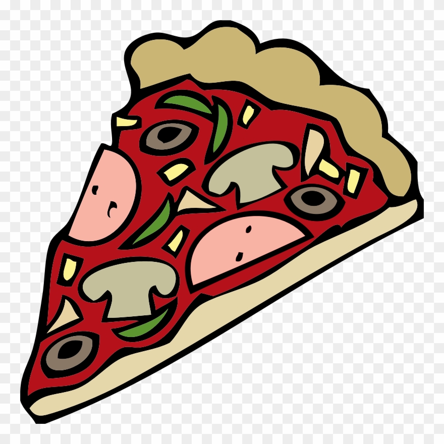 880x880 Free Vector Pizza Slice Clip Art Graphic Available
