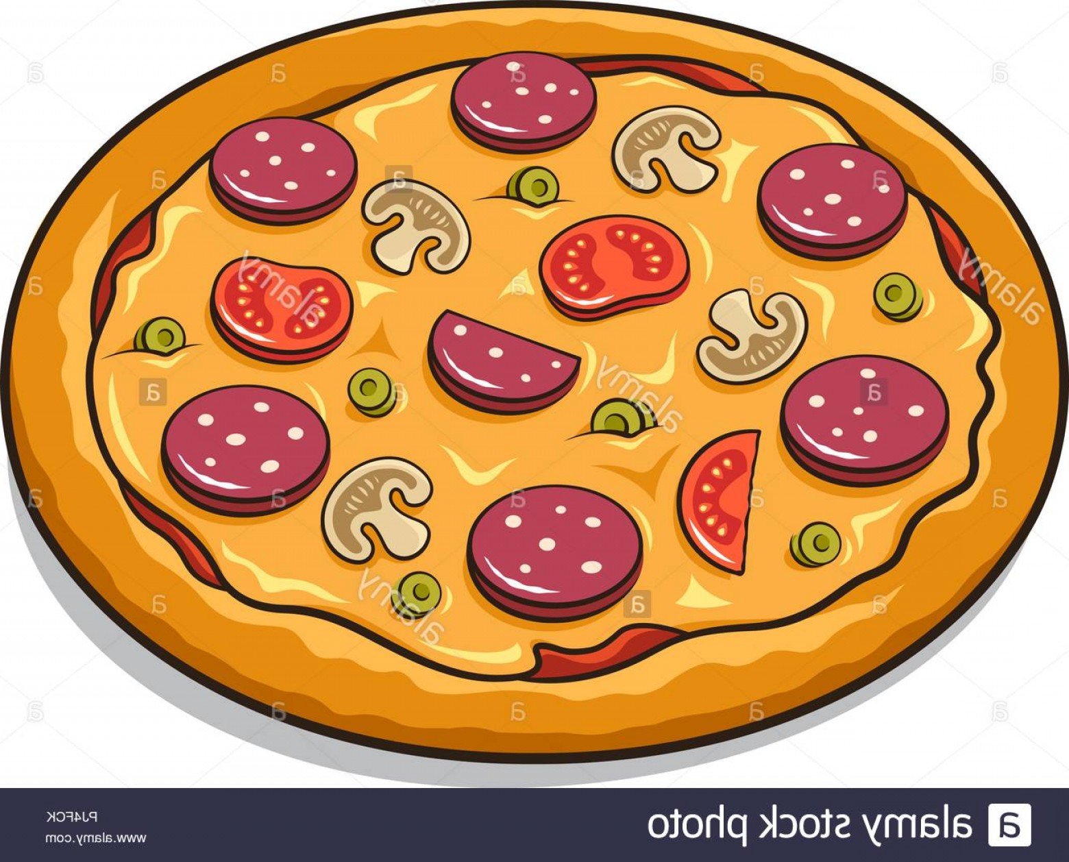 1560x1258 Tasty Classical Italian Pizza Vector Illustration Image Soidergi