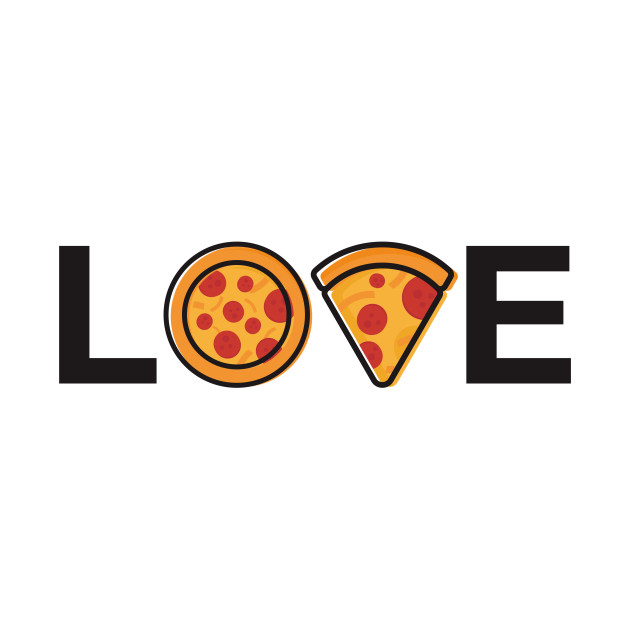 630x630 Love Pizza Vector Tshirt