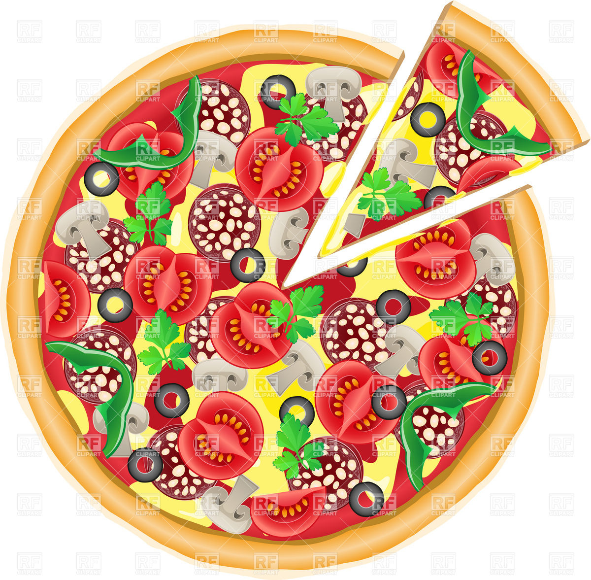 Pizza Vector Art at Vectorified.com | Collection of Pizza Vector Art ...