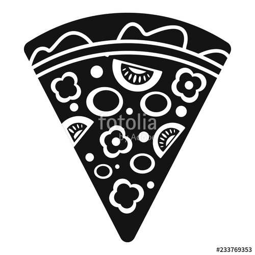 500x500 Slice Pepper Pizza Icon Simple Illustration Of Slice Pepper Pizza