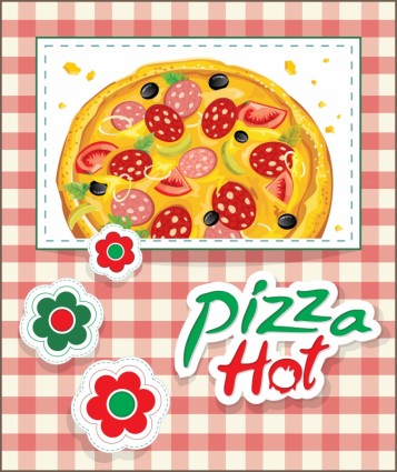 357x425 Ham Pizza Vector Free Vectors Ui Download
