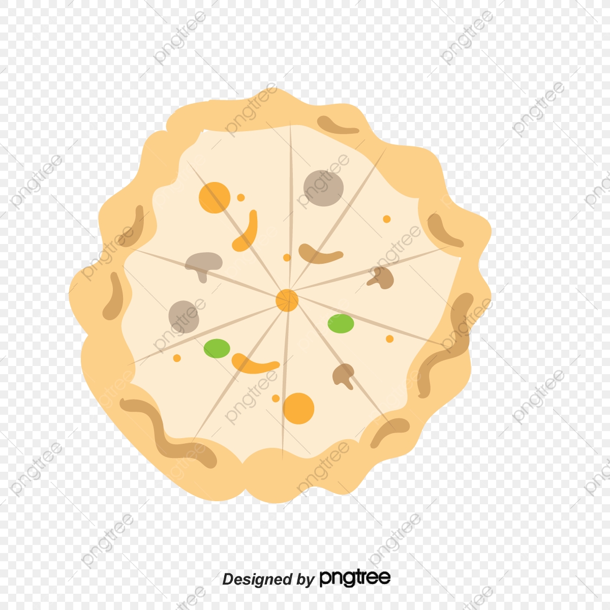 1200x1200 Hand Painted Pizza Vector, Hand Vector, Pizza Vector, Pizza Png