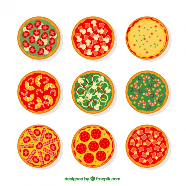 626x626 Varieties Pizza Vectors, Photos And Free Download