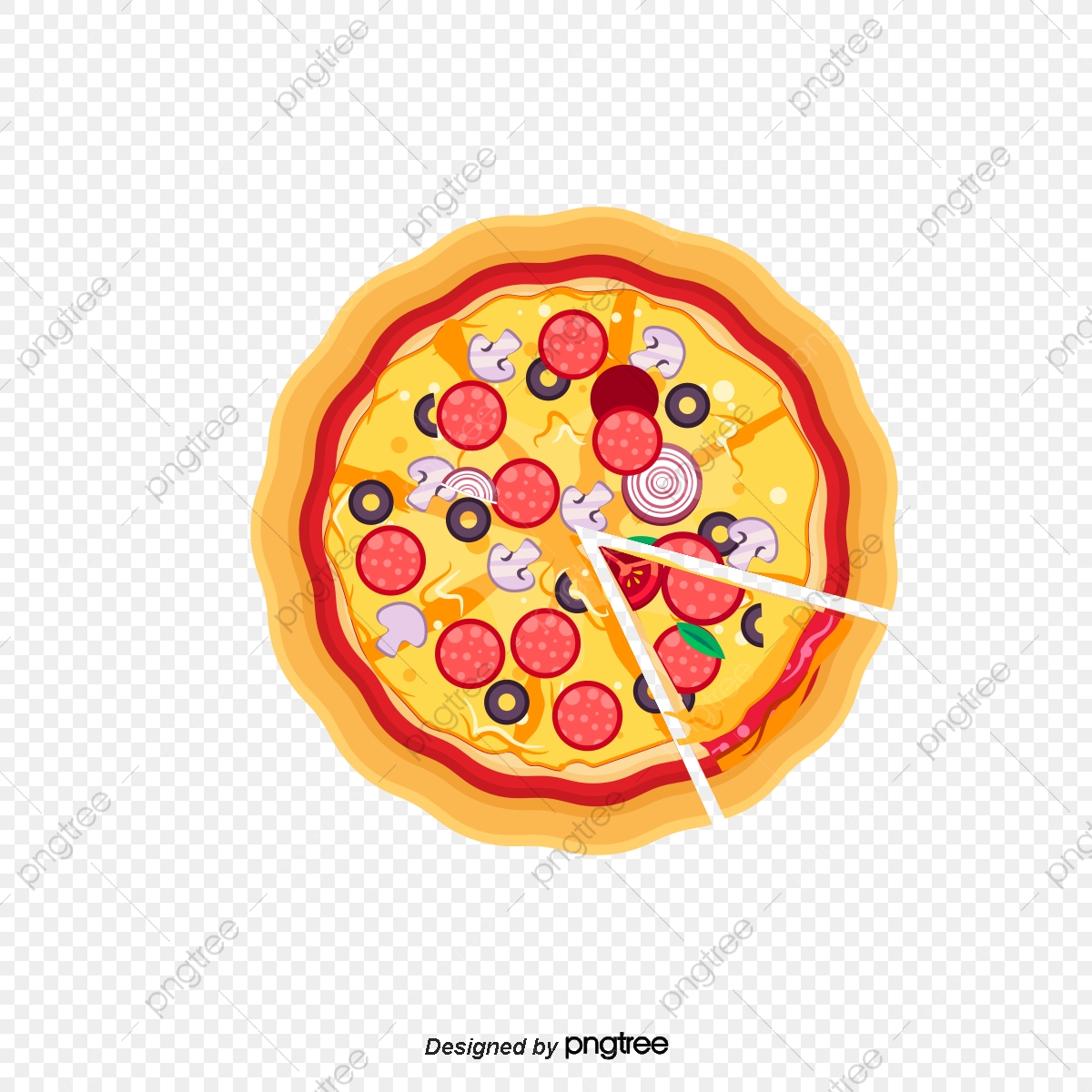 Pizza Vector Free at Vectorified.com | Collection of Pizza Vector Free ...