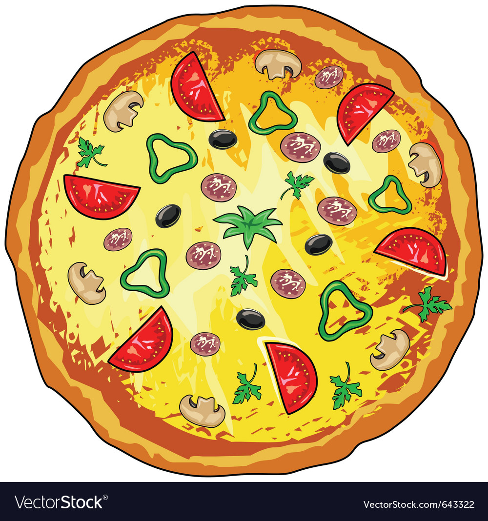 1000x1068 Pizza Vector