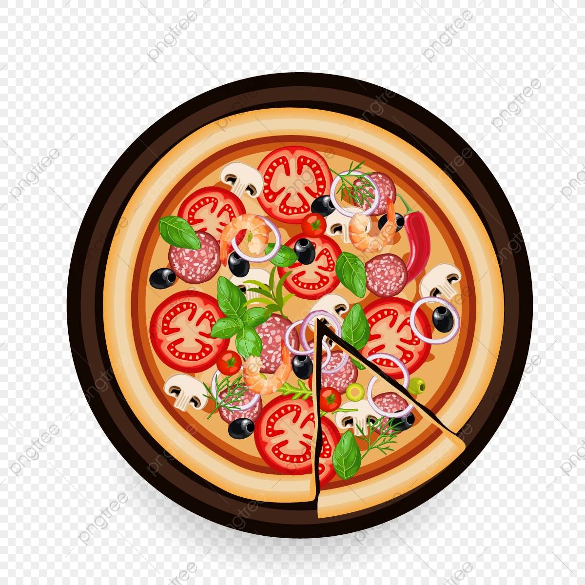1200x1200 Pizza Vector Design, Pizza, Food, Party Png And Vector