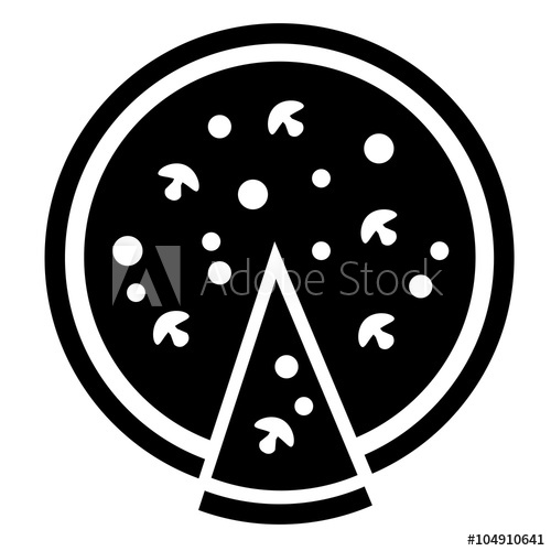 500x500 Pizza Vector Icon