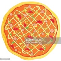 Pizza, Vector Illustration Stock Vectors 200x200 Pizza, Vector Illustration Stock Vectors