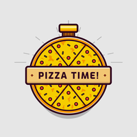 Pizza Logo Free Vector Art 200x200 Pizza Logo Free Vector Art
