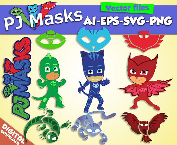 Pj Mask Vector at Vectorified.com | Collection of Pj Mask Vector free ...