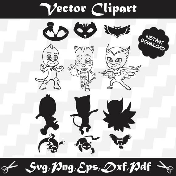 570x570 Pj Masks Bundle Pj Masks Clipart Pj Masks Pj
