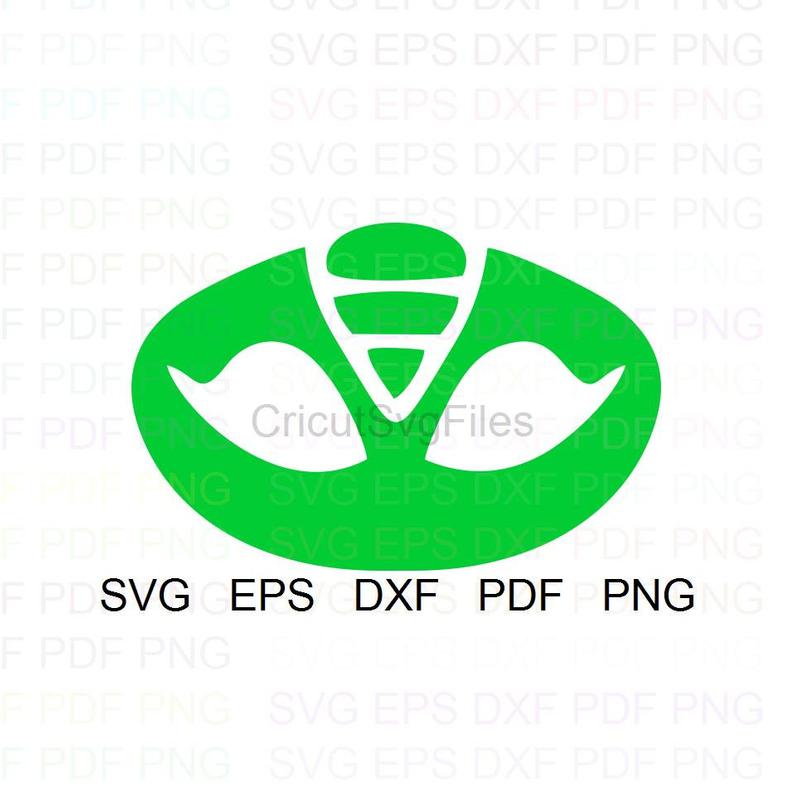 794x794 Pj Masks Gekko Green Pj Masks Vector Clipart Dxf Pdf Etsy